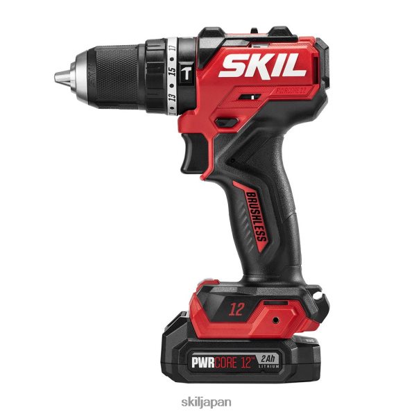 パワーコア 12 ブラシレス 12v 1/2 インチ ハンマー ドリル キット SKIL 8N8T287 ツール
