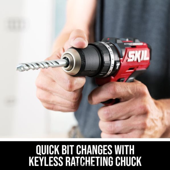 パワーコア 12 ブラシレス 12v 1/2 インチ ハンマー ドリル キット SKIL 8N8T287 ツール