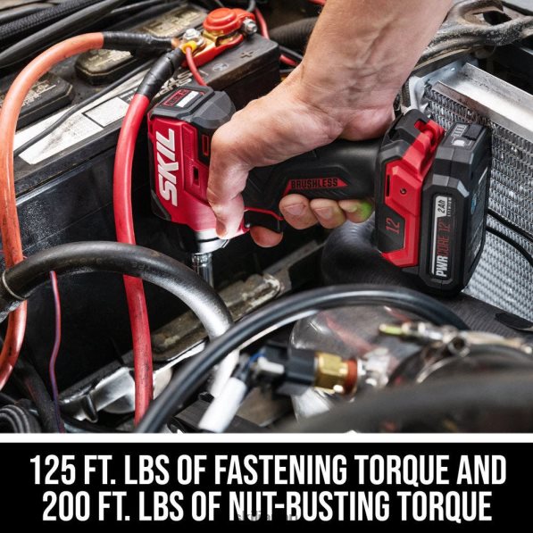 PWR コア 12 ブラシレス 12V 3/8 インチ インパクト レンチ キット SKIL 8N8T289 ツール