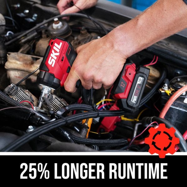 PWR コア 12 ブラシレス 12V 3/8 インチ インパクト レンチ キット SKIL 8N8T289 ツール