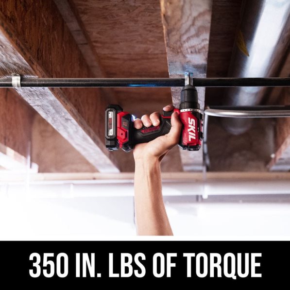 pwr core 12 ブラシレス 12v 1/2 インチ コンパクト ドリル ドライバー キット SKIL 8N8T285 ツール