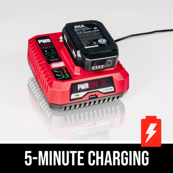 pwr core 12 ブラシレス 12v 1/2 インチ コンパクト ドリル ドライバー キット SKIL 8N8T285 ツール