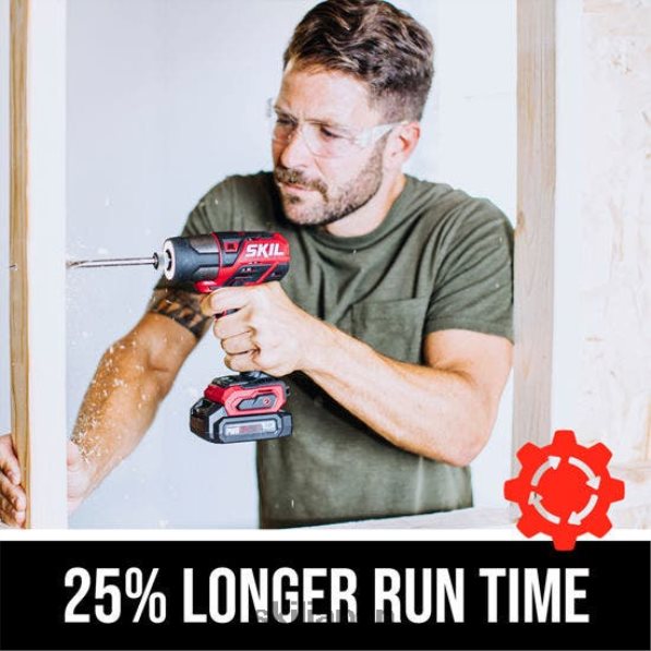 pwr core 12 ブラシレス 12v 1/4 インチ六角インパクトドライバーキット SKIL 8N8T2842 ツール