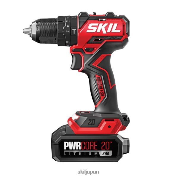 pwr core 20 ブラシレス 20v 1/2 インチ コンパクト ハンマー ドリル キット SKIL 8N8T2812 ツール
