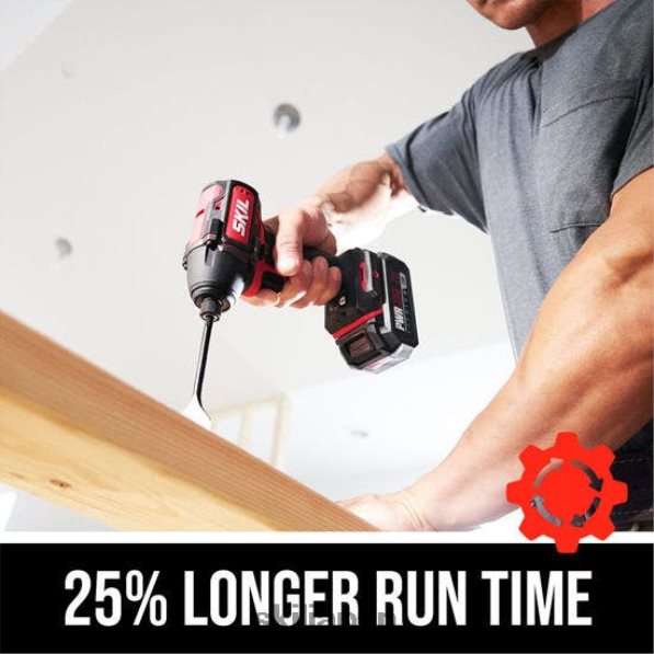 pwr core 20 ブラシレス 20v 1/4 インチ六角インパクトドライバーキット SKIL 8N8T2840 ツール