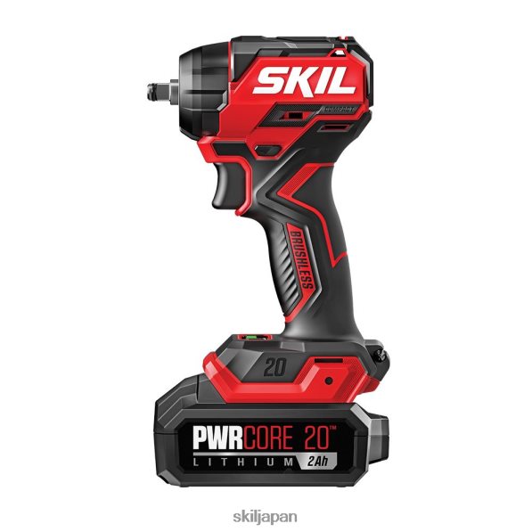 pwr core 20 ブラシレス 20v 3/8 インチ コンパクト インパクト レンチ キット SKIL 8N8T2815 ツール