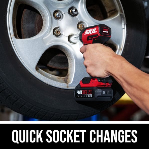 pwr core 20 ブラシレス 20v 3/8 インチ コンパクト インパクト レンチ キット SKIL 8N8T2815 ツール