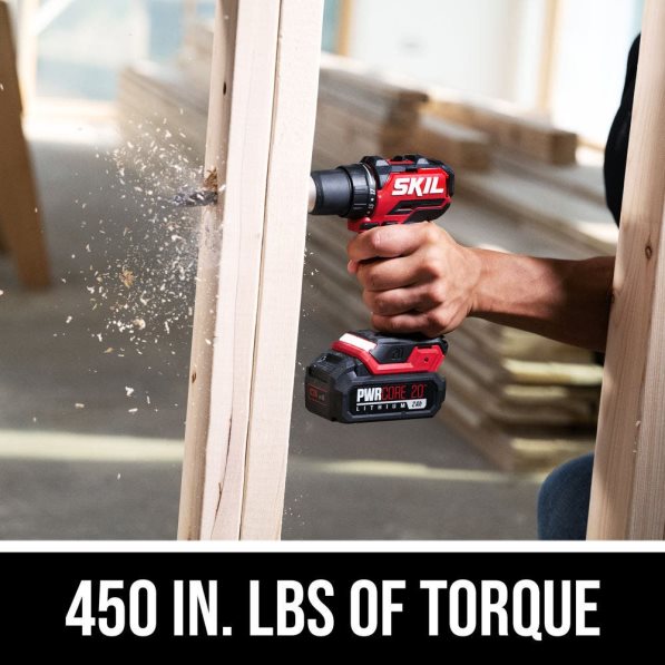 pwr core 20 ブラシレス 20v コンパクトドリルドライバーとインパクトドライバーキット SKIL 8N8T2831 ツール