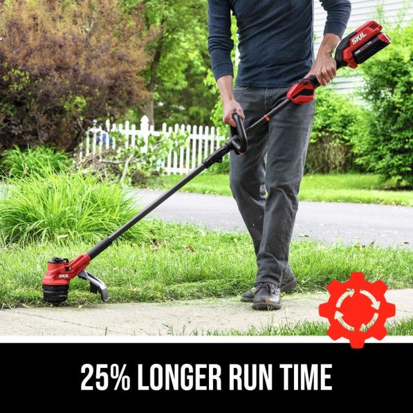 pwr core 40 ブラシレス 40v 15 インチ ストリング トリマー、スマート ロード キット付き SKIL 8N8T2820 ツール